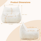 Faux Fur Beanbag Chair