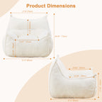 Cute and cuddly beanbag sofa