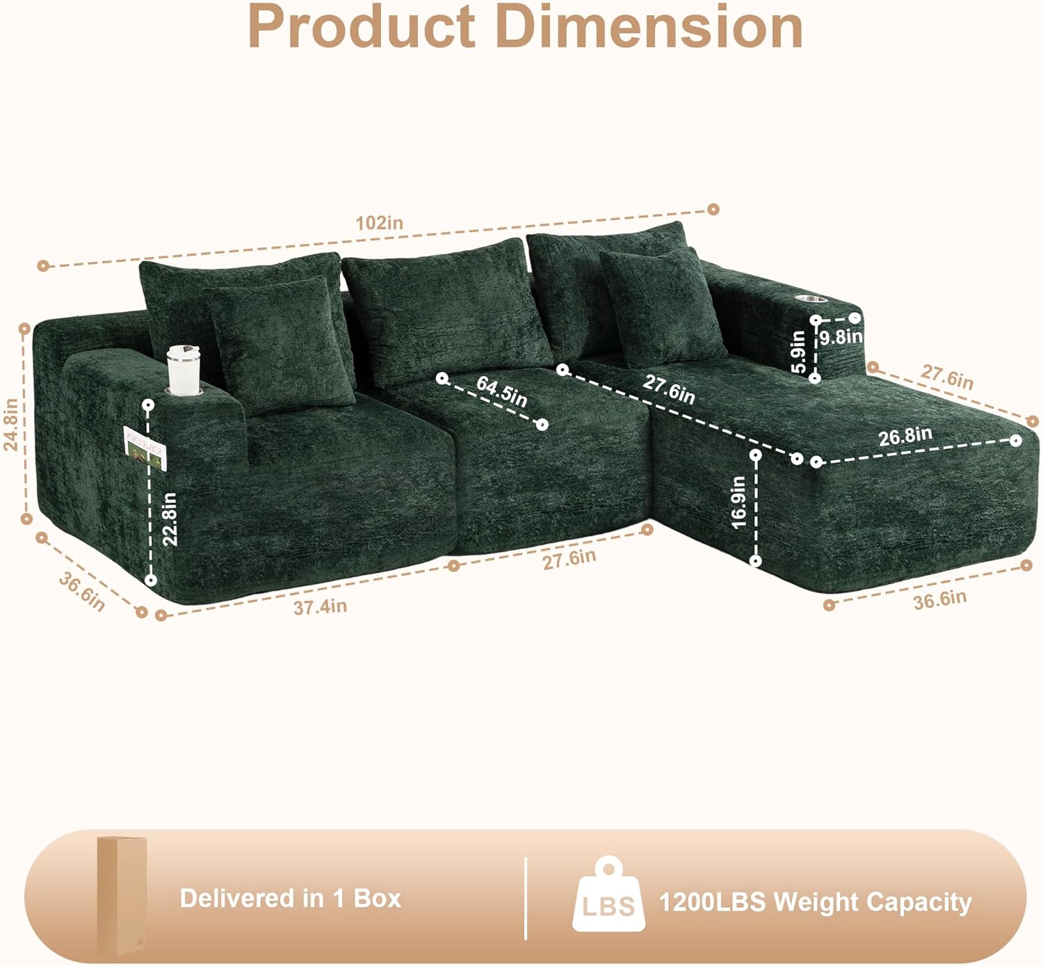 Modular Sectional Sofa Secondary image