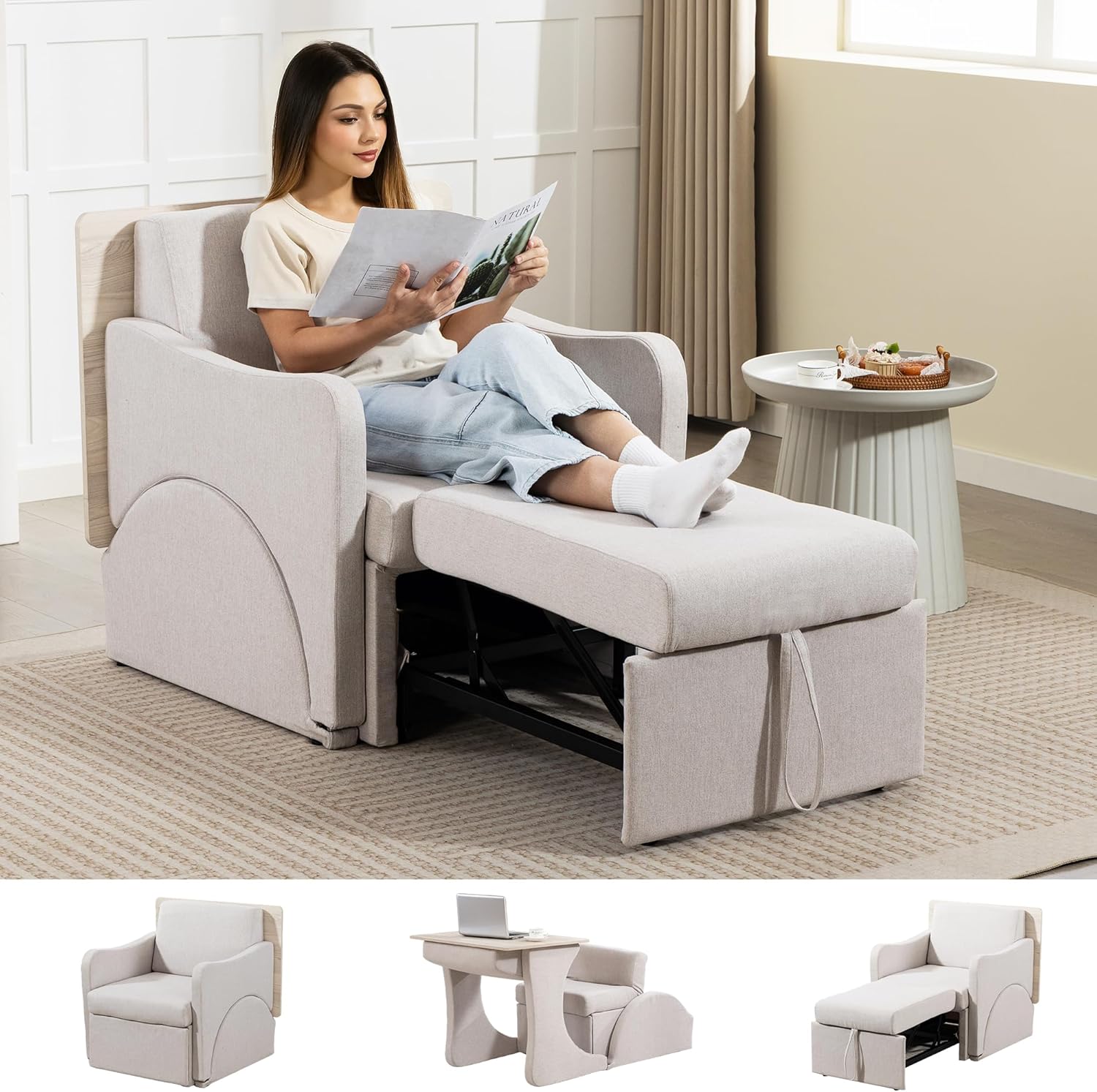 Single reading sofa Main image