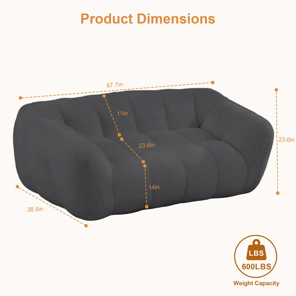 Soft Cloud Nest Beanbag Chair